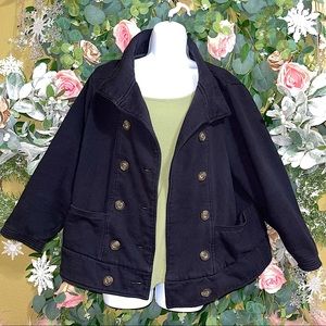 Torrid Double Breast Fleece Peacoat